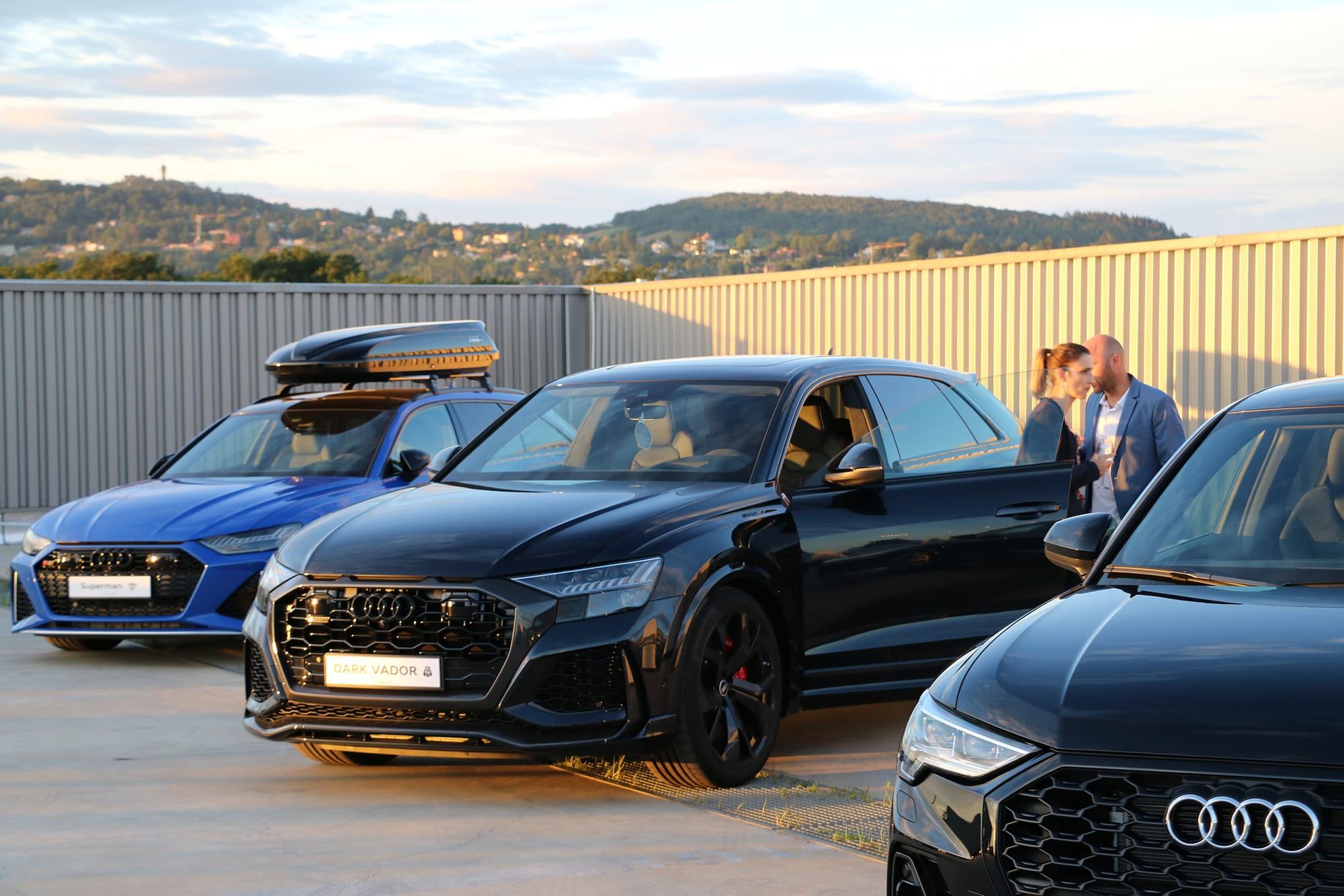 Rooftop cocktail dinner with live show-cooking for Audi × Bymycar