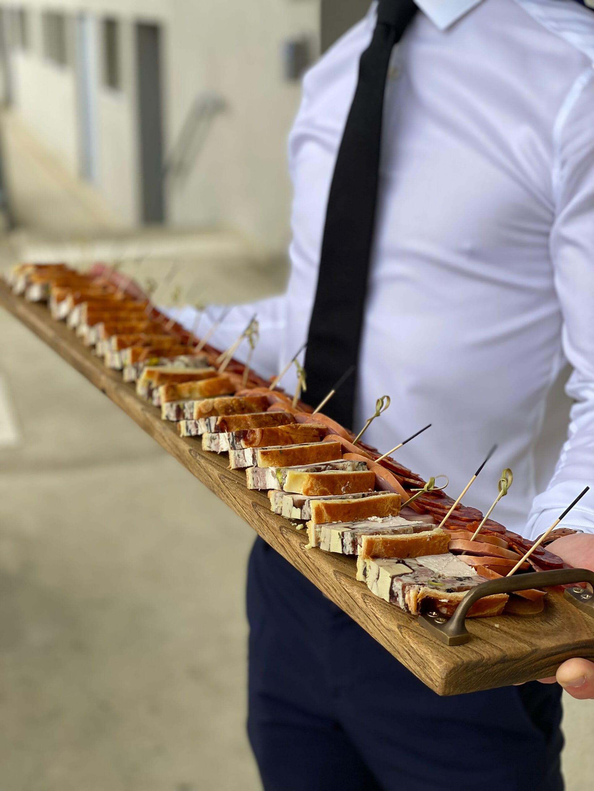 Refined dinner setting at the Château de Vaux during the 24 Hours of Le Mans